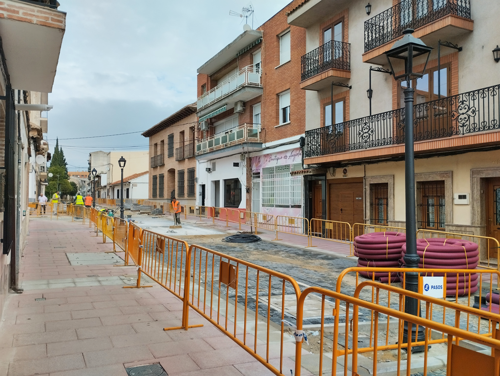 Obras Calle Cristo en Torrejón de Ardoz