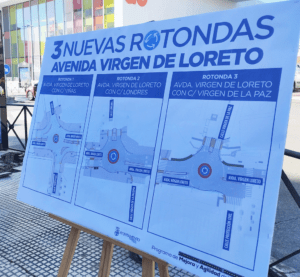 Nuevas Rotondas en Avenida Virgen de Loreto