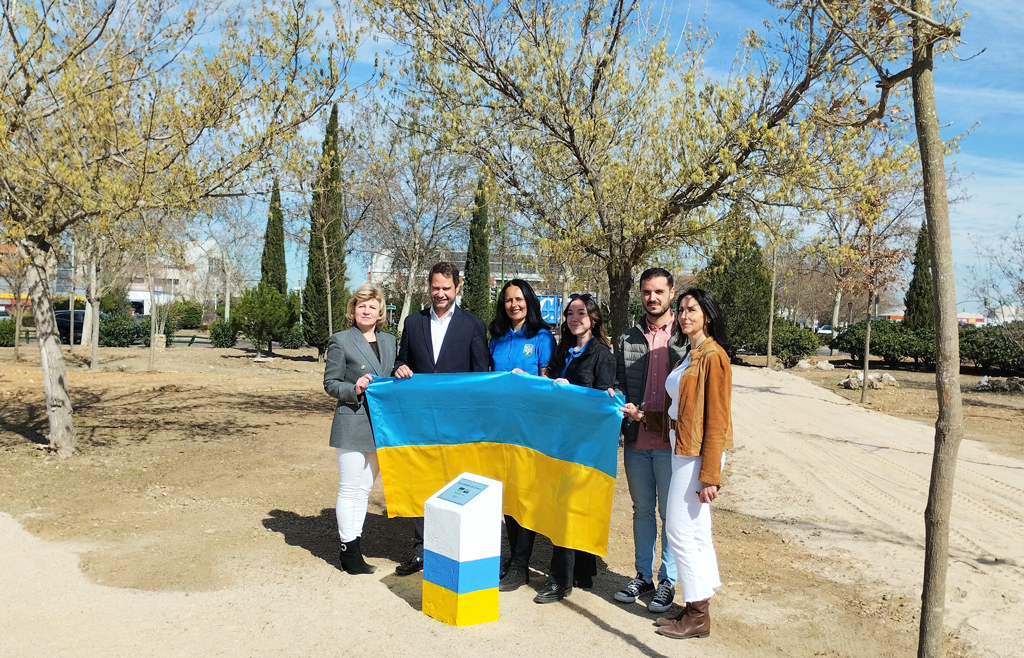 Nuevo parque En el nombre de Ucrania en Torrejón de Ardoz